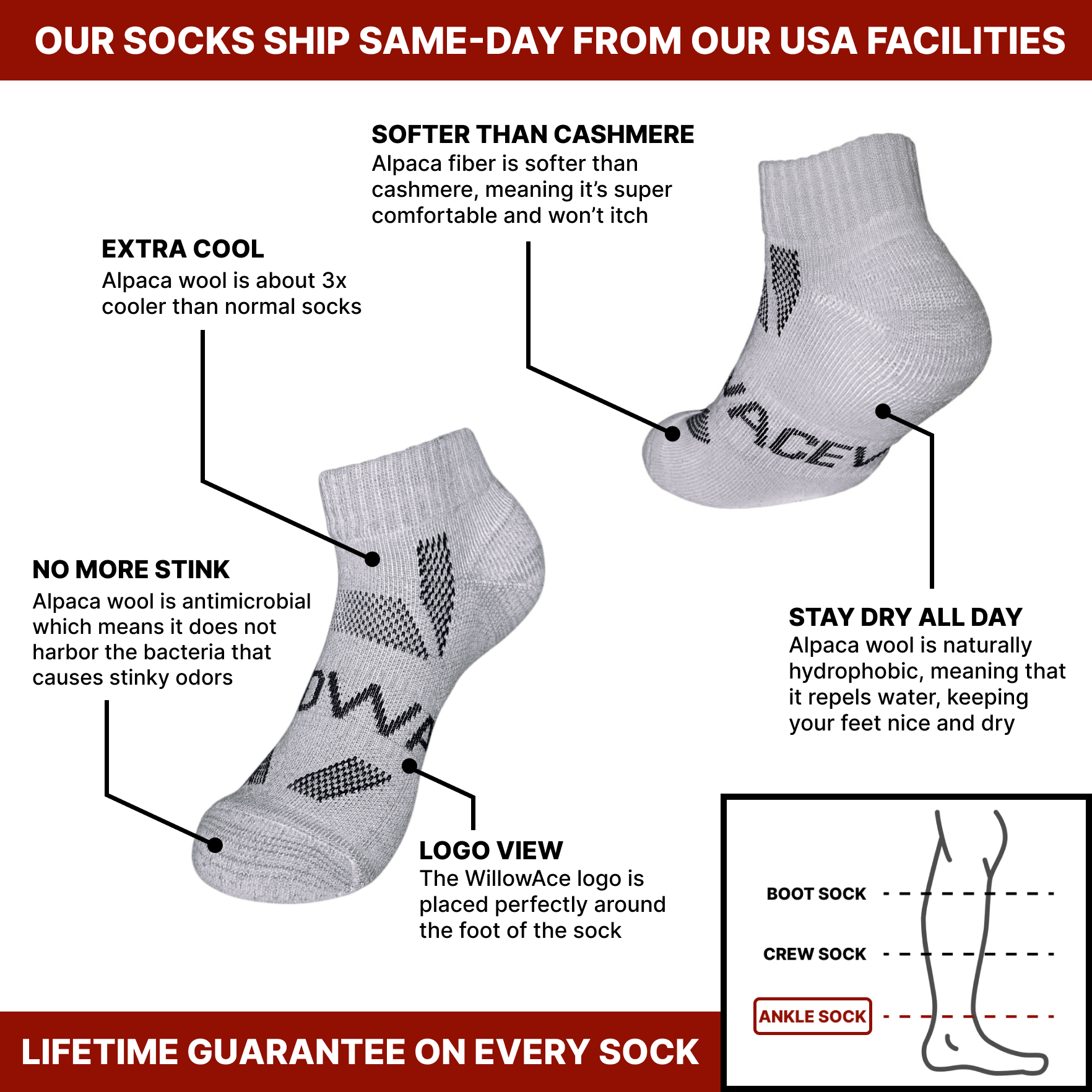 Men s Alpaca Socks WillowAce
